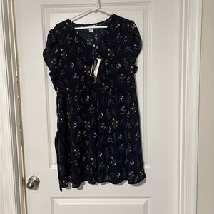 Floral Navy Dress by Miss Molly-XL-NWT